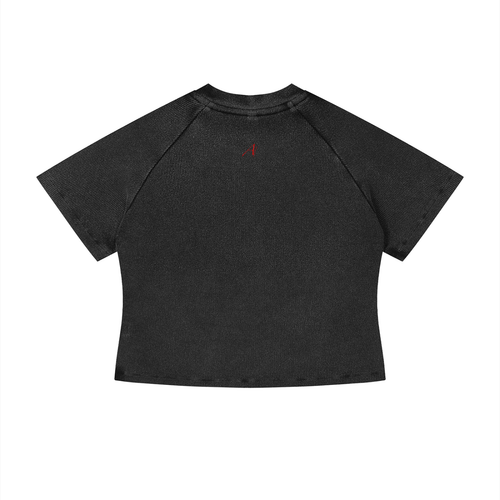 Arvel Atelier Black "Butterfly" Crop Tee