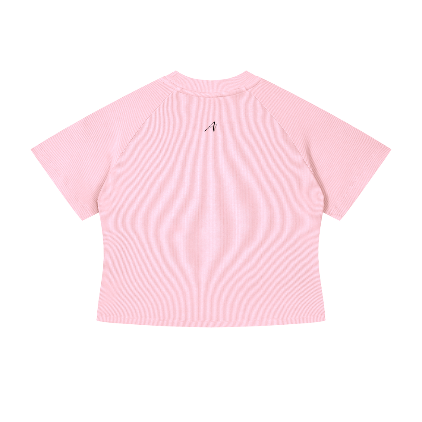 Arvel Atelier Pink "Butterfly" Crop Tee