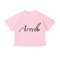 Arvel Atelier Pink "Butterfly" Crop Tee