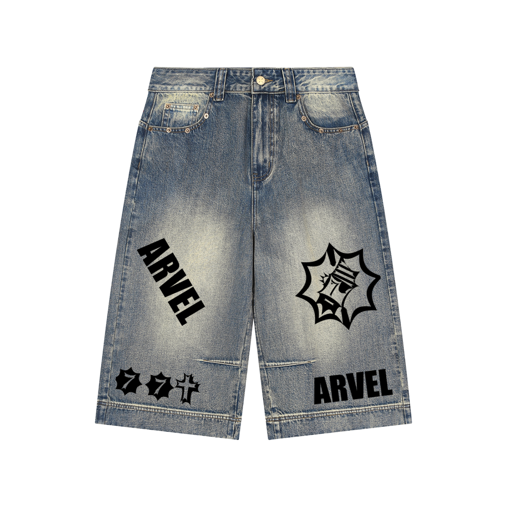 Arvel Atelier "Obscura" Baggy Denim Shorts